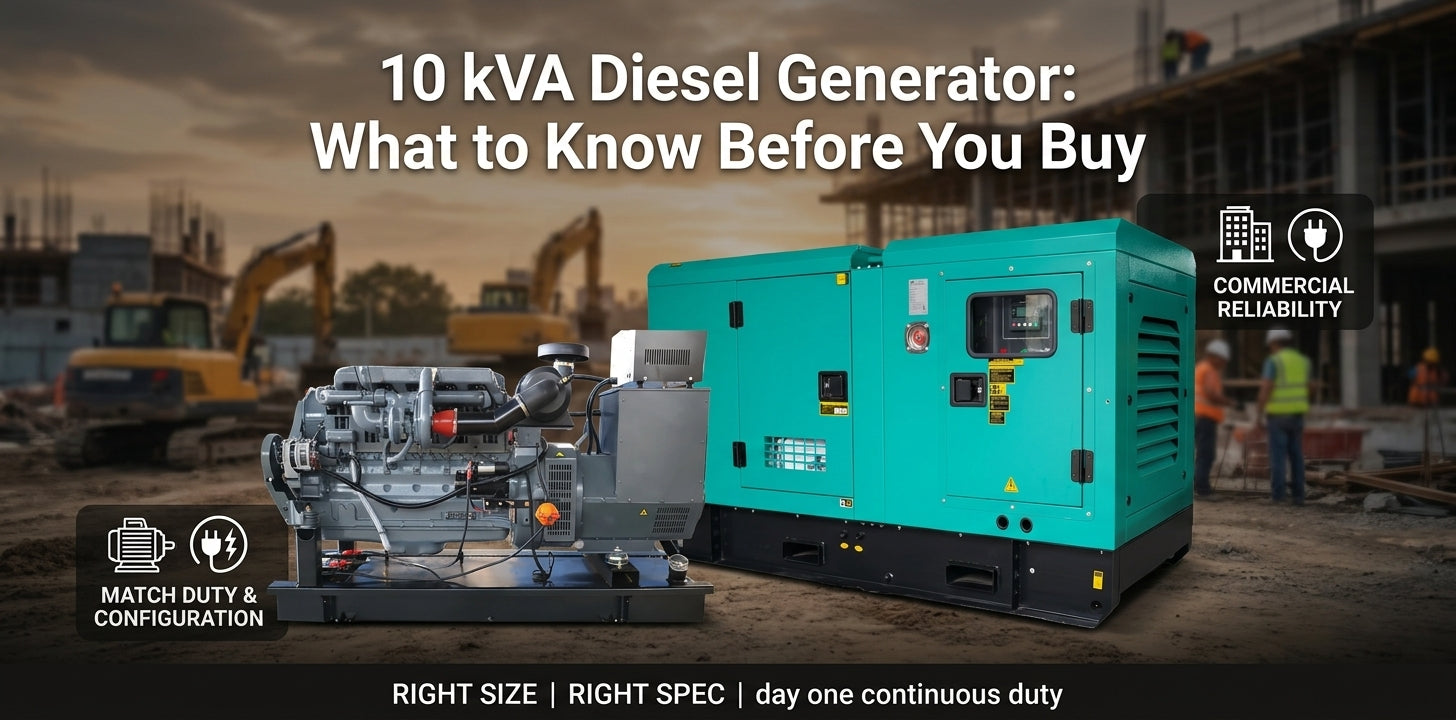 10 kVA Diesel Generator: What to Know Before You Buy